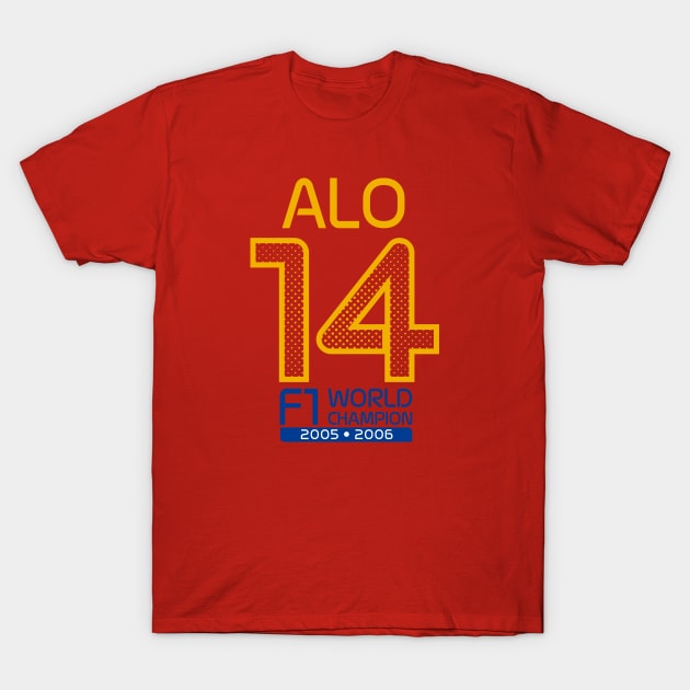 ALO 14 Logo Spanish Design T-Shirt by Hotshots